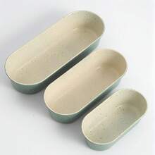 1 Piece/3 Pieces Set Carbon Steel Non-Stick Rectangular Bread Baking Pan Set With Green Spots, 5.9x3 Inches/8x3.3 Inches/9.8x4 Inches/, Carbon Steel Bread Mold, Rectangular Baking Cake Mold, Long Loaf Bread Mold, Toaster Bread Pan, Suitable For Bread Baking/Bread Making, Oven Baking, Suitable For Home Kitchen, Restaurant, Easy To Clean, Food Safety, Very Suitable For Birthday