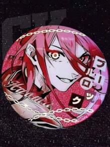Blue Zone Football Anime Peripheral Badge, Blue Lock Awakening Double Flash Badge Series, Suitable For Gifts, Collection, Indoor Decoration, Backpack Decor