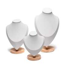 New High Quality Model Bust Show Exhibitor Velvet Jewelry Display Necklace Pendants Mannequin Jewelry Stand Organizer Colors
