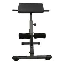SHZICMY Roman Chair Back Extension Machine, Lower Back Hyperextension Bench, Up To 330 Lbs Weight Capacity, 5 Levels Adjustable Exercise Equipment For Hamstring And Glute For Home Gym, Black - 黑色 - 查看 2