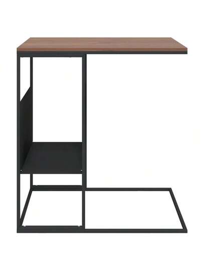 VidaXL Side Tafel 55x36x59.5 Cm Processed Wood Zwart view 3