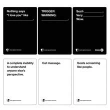 Espansioni del gioco Cards Against Humanity: Mini Pack, Pack Universitario, Pack Web Mondiale, Pack Nerd per feste per adulti, giochi di carte divertenti per serate di gioco, Natale - Multicolore - Visualizzare 9