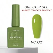 3-in-1 Gel in einem Schritt (ohne Top- und Basislack erforderlich) 27 Farben Serie 15ml Gel-Nagellack Set mit Herbstglanz Finish, halbpermanent, Glitzer, Pailletten Nagellack Set Kit, Softening UV-Lack für Maniküre, Nageldesign, einfarbig in einer Flasche