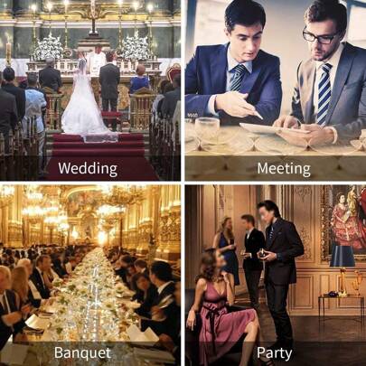 Men's Suits Slim Fit 2 Piece Two Button Blazer Wedding Prom Tuxedo Single Breasted Jacket Pants Set