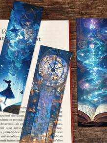 30 件奇幻阅读魔法书签极具吸引力的艺术风格装饰手册书卡书籍装饰卡阅读标签卡礼品卡、学校用品、返校