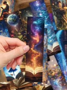 30 件奇幻阅读魔法书签极具吸引力的艺术风格装饰手册书卡书籍装饰卡阅读标签卡礼品卡、学校用品、返校