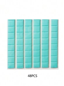 Multi Purpose Nail Art Clay For False Nail Tips Displaying Pink Green White Adhesive Adhesive Glue Mud Nail Practice Tools