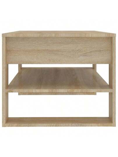 VidaXL Coffee Tafel 102x55x45 Cm Processed Wood Sonoma Oak view 4