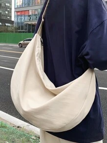 Large Capacity Men's Oblique Shoulder Bag, Minimalist Fashion Casual Everyday Use Men Bag Gifts For Men Christmas Winter Vacation Dad Gifts Boyfriend Gifts Side Bags For Men Crossbody Bag Hobo Bag Satchel Bag Messenger Bag For Men Travel Essentials Holiday Essentials Camping Sling Bag For Men Summer Back To School Bag Pack Cross Body Bag Spring School Supplies