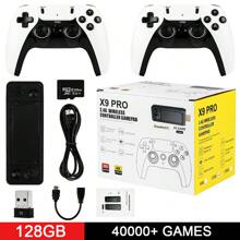 X9 PRO 复古游戏棒，内置 37800+ 款游戏（64G），4K 高清即插即用视频游戏机，带 2.4G 无线控制器，怀旧摇杆街机掌上游戏机，适用于家庭电视 - XPRO - 查看 14