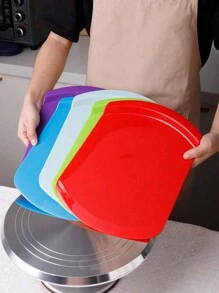 1pc Home Cake Transfer Shovel PP Cake Tray Shovel Piping Decoration Mobile Shovel Baking Tool