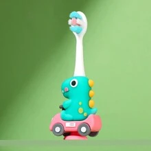 Szczoteczka do zębów z miękkim włosiem w kształcie dinozaura z kreskówek dla dzieci, do czyszczenia zębów, odpowiednia do codziennego użytku dla dzieci