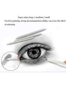 Bview Art 71 Teile Zeichenset Skizzen-Kit, Zeichenutensilien, Kunst-Zeichenset für Künstler, Erwachsene, Jugendliche, Anfänger, ideal zum Schattieren, Verwischen, Schulbedarf, Schulartikel