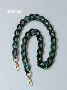 Women's Bag Accessory - Detachable Multi-Color Acrylic Resin Chain Colorblock Fashion Chunky Chain Vintage - Green - View 3