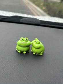 2 件装汽车挂饰 亲吻鸭子兔子猫青蛙动物创意挂饰 - 均碼 - 查看 11