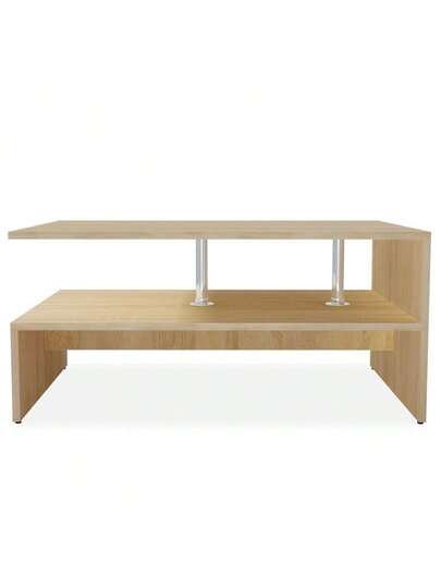 VidaXL Coffee Tafel 90x59x42 Cm Processed Wood Oak view 3