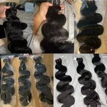 Body Wave Human Hair Bundles 8- 30 Inch 1/2/3PCS Bundles Raw Hair 100% Human Hair Brazilian Hair Bundles Weaving Extensions