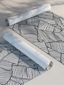 1 Rollo de papel tapiz autoadhesivo a prueba de humedad con impresión en blanco y negro de hojas de plátano estilo boceto, de grosor reforzado, para decoración del hogar, con dibujos de hojas de acuarela, removible, en 3 tamaños a elegir: 15.75X47.24/118.11/196.85 pulgadas, para renovar paneles de pared, papel tapiz, decoración primaveral para refrescar su hogar, pegatinas de decoración de ramas - Blanco y Negro - Ver 10