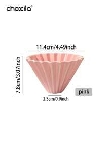 choxila 1 件陶瓷咖啡滤纸滴滤器、纸杯蛋糕手冲咖啡滤纸、永久手工咖啡滤纸杯咖啡漏斗、咖啡配件