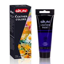 Peinture acrylique pour cuir pour la peinture de chaussures - 12 couleurs de peinture pour cuir pour la décoration de sacs et de portefeuilles, l'entretien des vestes en cuir, les artisanats DIY et la personnalisation de projets en cuir, (75 ml, 2,5 oz), 12 couleurs de peinture acrylique pour cuir, 12 ml (0,4 oz), 18/36 couleurs de peinture acrylique pour cuir, 30 ml (1,01 oz)