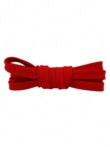 Classic Versatile Double-Layer Polyester Flat Shoelaces, Suitable For Casual Shoes, Sports Shoes, Sneakers