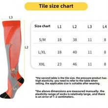 1 Pair Magic Compression Socks, Men's And Women's Cycing Socks, Outdoor Sports Football Socks, Golf Socks, Thigh Long Tube, Unisex Outdoor Sports Care Socks