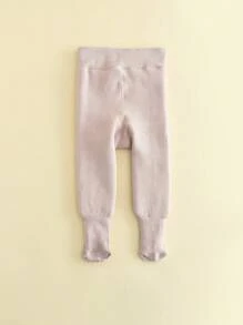 1條女童保暖實色絲襪,適用於嬰幼兒