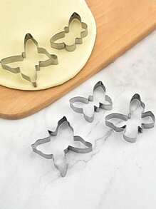 5pcs Stainless Steel Easter Butterfly Cookie Cutter Mold Set, DIY Baking Cake Molds - Cookie Cutters - View 5