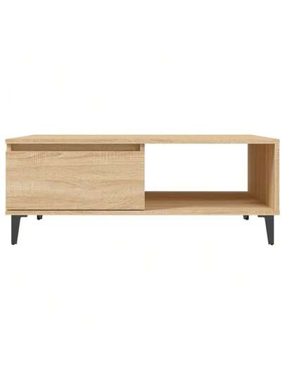 VidaXL Coffee Tafel 90x60x35 Cm Processed Wood Sonoma Oak view 5