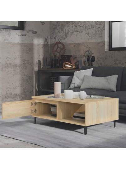 VidaXL Coffee Tafel 90x60x35 Cm Processed Wood Sonoma Oak view 3