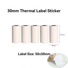 Mini Thermal Printer Sticker Paper, Mini Printer Sticker Paper 57 X 25mm, Mini Pocket Printer Sticker Paper For Instant Camera, Instant Camera Refill Mini Printer Paper Back To School - 57mmx25mm Thermal Paper - View 24