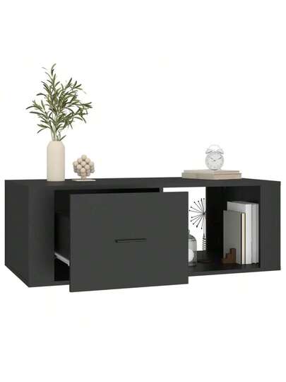 VidaXL Coffee Tafel 100x50.5x35 Cm Processed Wood Zwart view 5