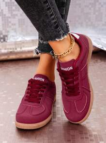 Women's Suede Leather Multi-Function Fashion Casual Flat Non-Slip Lace-Up Round Toe Rubber Sole Vintage Casual Sneakers, Comfortable Flat Everyday Wear