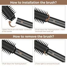 UKLISS 5-In-1 Hair Dryer & Styler With Diffuser/Ionic/220V EU Plug - Fast Drying Lightweight For Curly/Straight Hair! - UK Plug(220-240V) - View 9