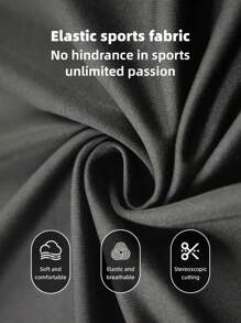 3 Packs Men'S High Elasticity Compression Shorts, Quick-Dry Polyester Running Fitness Pocket Shorts With Side Pockets, Breathable Knit Fabric, Solid Color, For Sports & Training