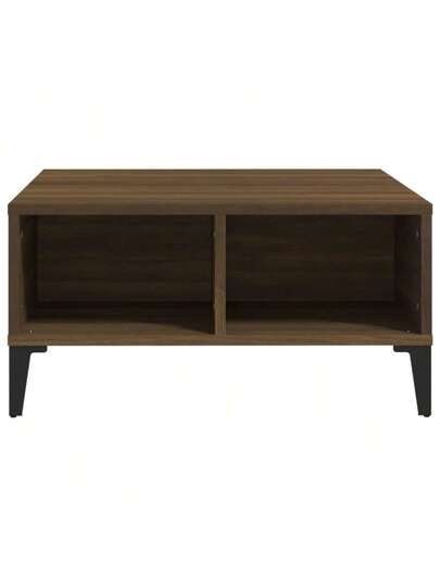 VidaXL Coffee Tafel 60x60x30 Cm Chipboard Bruin Oak view 3