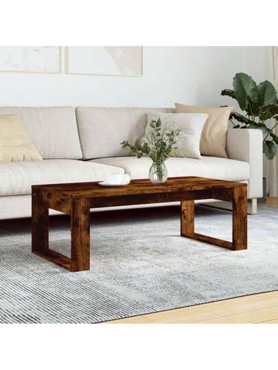 VidaXL Coffee Tafel 102x50x35 Cm Processed Wood Smoked Oak