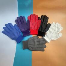 1 paire / 2 pièces - 12 paires / 24 pièces Set combinaison aléatoire Gants de jardinage en nylon 13 gauge à points anti-dérapants, escalade, conduite, emballage, gants de travail respirants, revêtement à points résistant à l'usure, gants de travail fins unisexes, gants polyvalents en nylon à coquille anti-dérapante