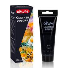 Peinture acrylique pour cuir pour la peinture de chaussures - 12 couleurs de peinture pour cuir pour la décoration de sacs et de portefeuilles, l'entretien des vestes en cuir, les artisanats DIY et la personnalisation de projets en cuir, (75 ml, 2,5 oz), 12 couleurs de peinture acrylique pour cuir, 12 ml (0,4 oz), 18/36 couleurs de peinture acrylique pour cuir, 30 ml (1,01 oz)