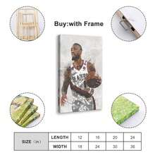 Damian Lillard 4 Canvas Poster Wall Art Bedroom Decor Living Room Decoration Gift - Frame - View 5