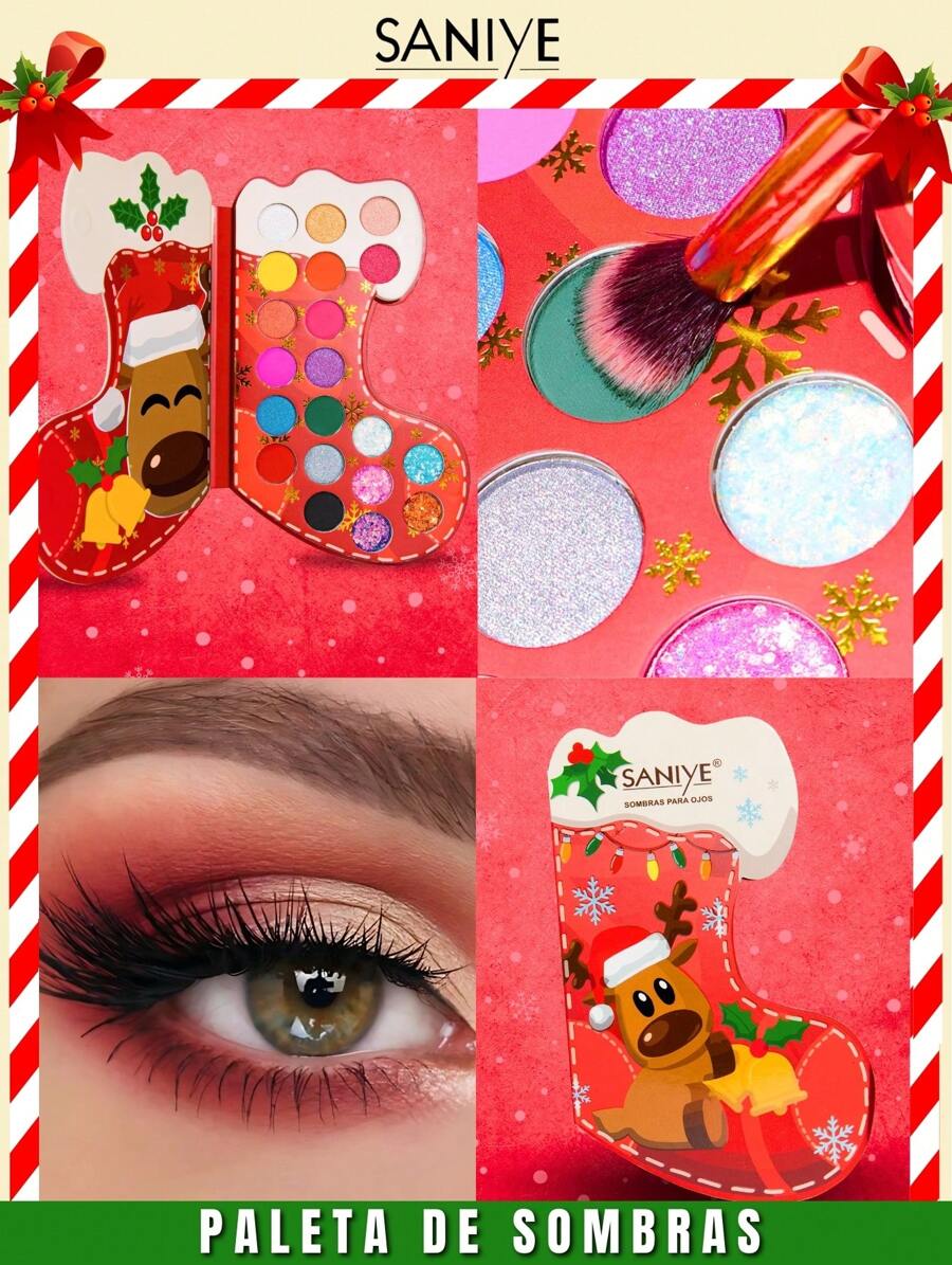 Eye Shadows T128 Christmas Boot - 01 Lucky Goddess - View 1