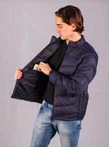 Chamarra acolchada para hombre, Colección Arctic - Azul - Ver 6