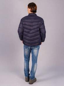 Chamarra acolchada para hombre, Colección Arctic - Azul - Ver 5