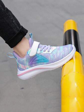 Zapatos deportivos para niñas, nuevos de primavera, rosa, de malla transpirable, de suela ligera y suave, zapatos casuales para correr, estilo princesa