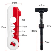 Topline Tackle 4pcs/Set Portable Fishing Line Reel Spooler,Adjustable Swivel Line Spools Winder Reel For Fishing Pole, Bait Casting Reel, Carp Fishing Gear - Red - View 3