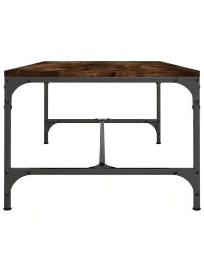 VidaXL Coffee Tafel 100x50x35 Cm Processed Wood Smoked Oak view 5