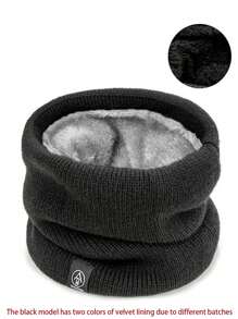 2 Stück/1 Stück Geschenk für Outdoor-Reisen, Fahrradschal, warmer Strickschal für Herbst und Winter, Fleecestrickschal, Geschenk für Urlaub und Geburtstag