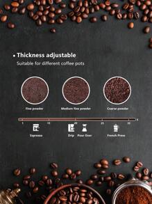 LAC 1pc Leve e Portátil Plugue UE Moedor de Café Elétrico para Uso Doméstico, Moagem Rápida de Grãos de Café, Nozes e Especiarias com Alça