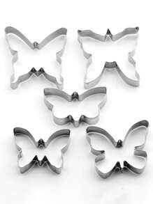 5pcs Stainless Steel Easter Butterfly Cookie Cutter Mold Set, DIY Baking Cake Molds - Cookie Cutters - View 13