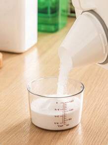 1 szt. [Rozmiar M | 1,8 l] Pudełko do przechowywania proszku do prania, Stojak na proszek do prania, Duży dozownik proszku do prania z miarką, Szczelny pojemnik do przechowywania proszku do prania, Wiadro do przechowywania proszku do prania w gospodarstwie domowym